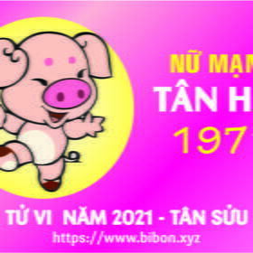 TỬ VI NĂM 2021 TUỔI TÂN HỢI 1971 NỮ MẠNG